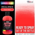 thumbnail image 4 of U.S. Art Supply Ready to Spray Neon Red Special Effects Acrylic Airbrush Paint - 8oz Bottle, Professional Grade Non-Toxic Water-Based Colors for Vibrant & Permanent Results, 4 of 4