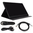 thumbnail image 2 of Portable Monitor, 16:9 screen Travel Monitor 15.6in USB C  For Phone For Laptop For Switch, 2 of 8