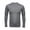 Heather Grey, variant on Rhino Mens Thermal Underwear Long Sleeve Base Layer Vest Top