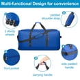 thumbnail image 4 of Bolsa de viaje Finnhomy plegable de 120 litros con 3 ruedas, 82 x 36 x 40 cm, 4 of 7