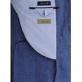 thumbnail image 6 of Mens Side Vent 2-piece Blue Linen Modern Fit Suit DTI DARYA, 6 of 6