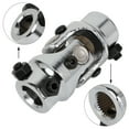 thumbnail image 5 of ECCPP 3/4" DD X 3/4-30 Spline Universal Steering U-Joints Chrome 35 Degree, 5 of 5