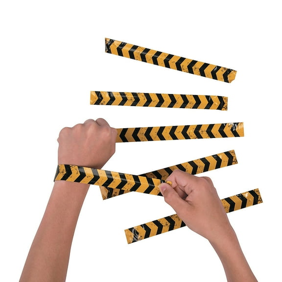 Construction Slap Bracelet - Party Favors - 12 Pieces