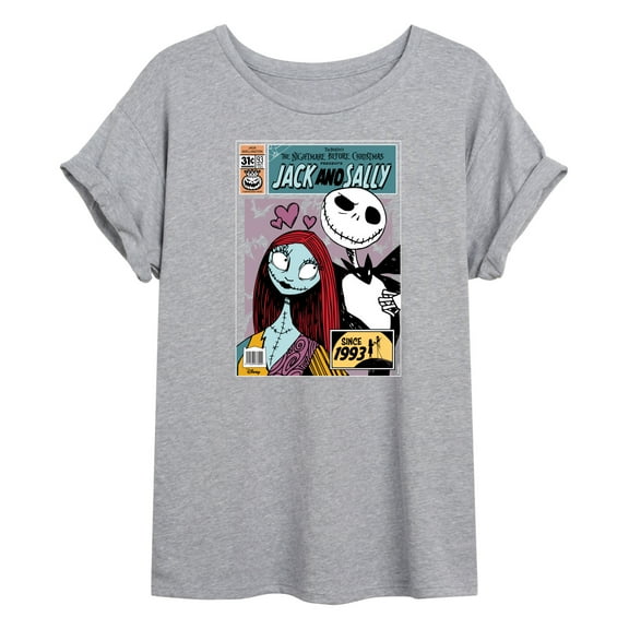 Disney - The Nightmare Before Christmas - Jack & Sally Since 1993 - Women's Oversized T-Shirt