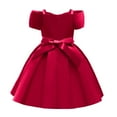 thumbnail image 3 of 3-9Y Girls Toddler Wedding Pageant Off Shoulder Formal Dress, 3 of 7