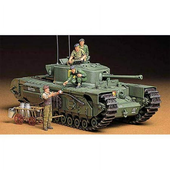 TAMIYA America, Inc 1/35 British Churchill MKVII Tank, TAM35210