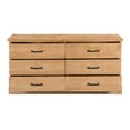 thumbnail image 3 of Moe's Home Collection Tade 6 Drawer Dresser Honey Pine, 3 of 6