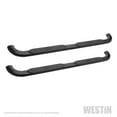 thumbnail image 4 of Westin Automotive Nerf Bar 21-3945 Platinum; With Step Pads; 4 Inch Oval Bent; Powder Coated; Black; Steel; Without End Caps; Rocker Panel Mount, 4 of 5