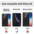 thumbnail image 2 of Classy Design Luxury Leather Phone Case for iPhone XR Non-Slip Grip Full Body Ultra Slim Protective Case 6.1 Inch (Red), 2 of 12
