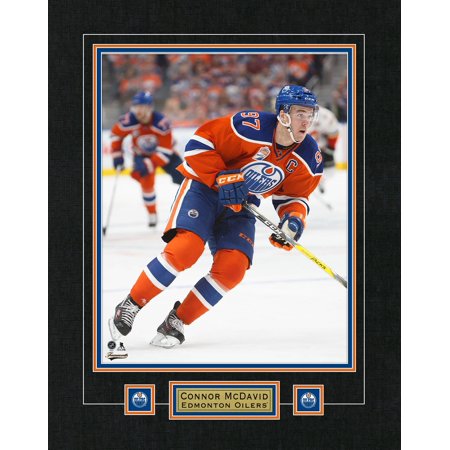 Connor McDavid Edmonton Oilers Framed 22x28 Action Photo
