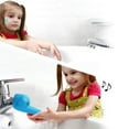 thumbnail image 2 of YYV Faucet Extender Sink Water Flow Extension Splash Guard Toddler Friendly Faucet Reach Extender Child Sink Hand Wash Aid Rotatable Easy Install Bathroom Kitchen Extender, 2 of 3