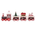 thumbnail image 3 of AMLESO 2 christmas Wooden Train train Decor Set for Outdoor Desktop, 3 of 8