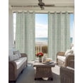 thumbnail image 4 of Boho Teal Pattern Blackout Curtains 72 Inches Long for Bedroom, Modern Geometric Southwestern Vintage Thermal Insulated Room Darkening Black Out Window Curtain Panels Grommet Drapes for Living Room, 4 of 8