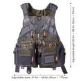 thumbnail image 2 of Chaleco de pesca BASSDASH con correa ajustable para hombres y mujeres, 2 of 7