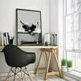 thumbnail image 2 of JEUXUS  Funny Highland Cow Decor Black and White Canvas Wall Art Farmhouse Bathroom Decor Vintage Animal Cow Pictures Poster Western Bathroom Restroom Decorations Framed Artwork, 2 of 4