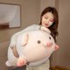 thumbnail image 4 of Huiyun New Arrive 40/50/60/80cm Squishy Pig Stuffed Doll Lying Plush Piggy Toy Animal Soft Plushie Pillow Birthday Gift, 4 of 4