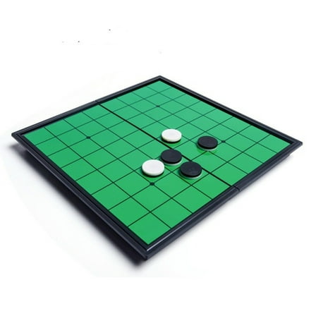 Yokua Games Reversi Strategy Board Game 9.84 Inch Board with Folding Magnetic Board