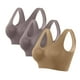 thumbnail image 1 of Xihbxyly Sujetador Deportivo Sin Costuras, Sujetador de Yoga Inalámbrico con Almohadillas Extraíbles, Tejido Ligero y Transpirable, Cuello Redondo Sexy, Ropa Informal de Verano, Comodidad Diaria para, 1 of 4