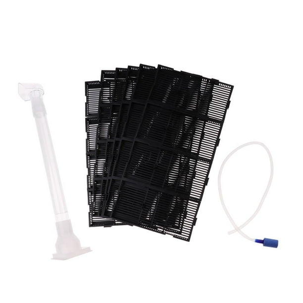 Placa de filtro de fondo para acuario, organismo acuático, filtro de grava para pecera. RS-24P