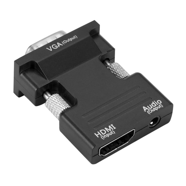 Cable A VGA 5 Piezas Con Conector Convertidor Decodificador Audio A VGA A Computadora (no Disponible en Amazon)