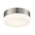 thumbnail image 1 of Alico Holmby LED Flush Mount in Satin Nickel with Opal Glass, 1 of 1