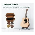 thumbnail image 3 of Guitar Pick Holder Set with 4 Wooden Pick,Natural Keepsake Wood Guitar Pick Display Case,Mini Guitar Storage Box, 3 of 6