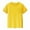 Yellow, variant on lnmuld Boys & Girls Solid Color Breathable Mesh Pocket Short Sleeve Crew Neck T-Shirt for Play Color:Red,Size:2-3 Years