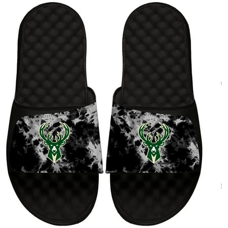 

Youth ISlide Black Milwaukee Bucks Acid Wash Slide Sandals