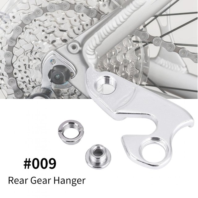 Rear Gear Hanger, Aluminium Alloy Mountain Bike Hook Drop Out Rear Gear Hanger Hook Dropout Frame