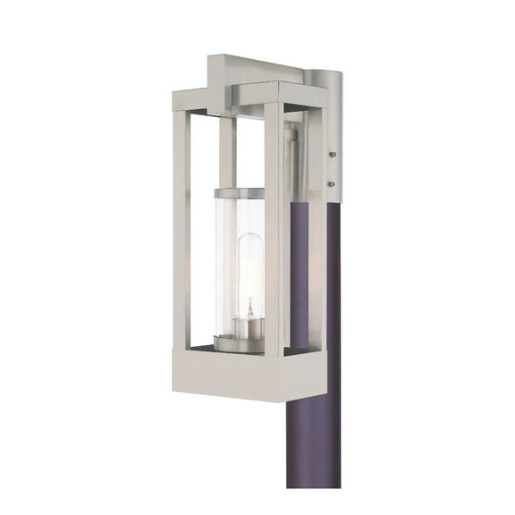 Livex Lighting - Delancey - 1 Light Outdoor Post Top Lantern in Contemporary