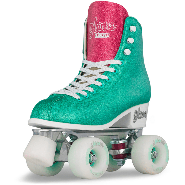 Crazy Skates Glam Roller Skates for Women and Girls Dazzling Glitter