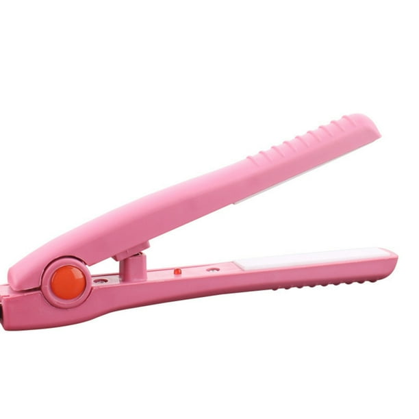 Plancha de pelo de viaje de cerámica Mini plancha de pelo portátil para mujer