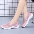 thumbnail image 3 of Mostsola Mesh Flats for Women Comfortable Walking Shoes Lightweight Slip on Loafers Sneakers, 3 of 9
