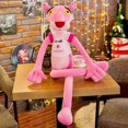 thumbnail image 3 of Muñeco de peluche de la Pantera Rosa kawaii de Disney, juguete de peluche de anime, muñeco de tela suave y lindo, almohada, juguete para niños y adultos, regalo de cumpleaños, 3 of 5