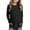 Black, variant on WOYY Toddler Girls Long Sleeve T-Shirt Solid Color Casual T Shirt Undershirt, Sizes 4-5T