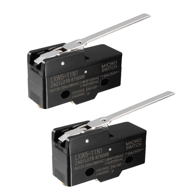 2PCS LXW5-11N1 1NO + 1NC Tipo de Microinterruptor de Palanca Larga