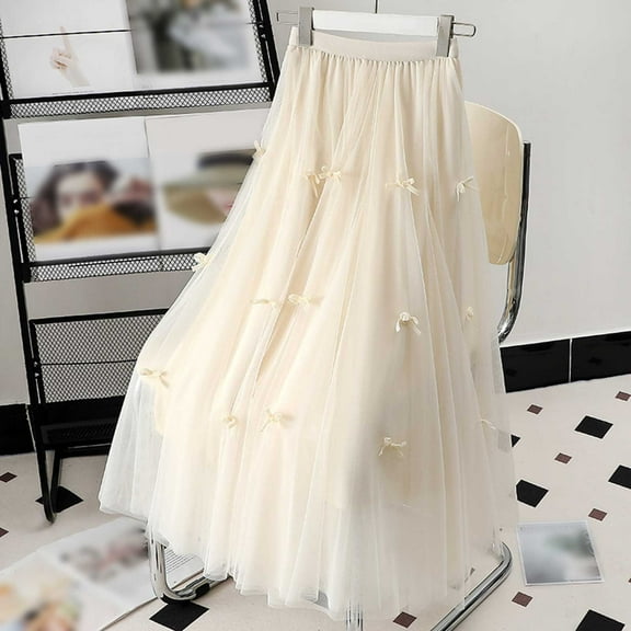 Women's Long Maillard Fall Skirt Elegant High Waist Party Wedding Flared A Line Midi Skirts Skirt Extender Beach Skirt A Line Skirt plus Size Skirt Side Slit Skirt Rainbow Skirt for Women Athletic
