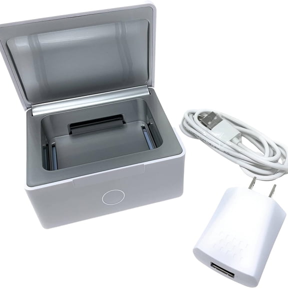PerfectDry LUX | World's Fastest Hearing Aid Dryer, Dehumidifier Accessory | UV-C Ultraviolet Light Box Kit | Removes Sweat & Moisture from Hearing Aids, Wireless Earbuds, Ear Amplifiers