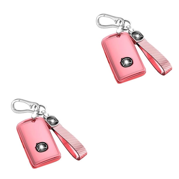 Kenally Auto Key Fob protección portátil a prueba de arañazos accesorios de carcasa brillante con reemplazo de llavero para CX-5/CX-30/CX-9 2020-2021 Type3 NO3 Kenally CBP366492