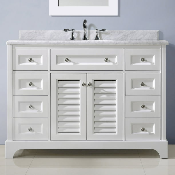 Ari Kitchen and Bath Madison 48 in. Single Bathroom Vanity Set Maple