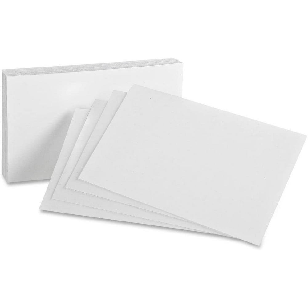 Blank Business Cards / Flash Cards Size 3 1/2 x 2 On Heavy Thick 80Lb
