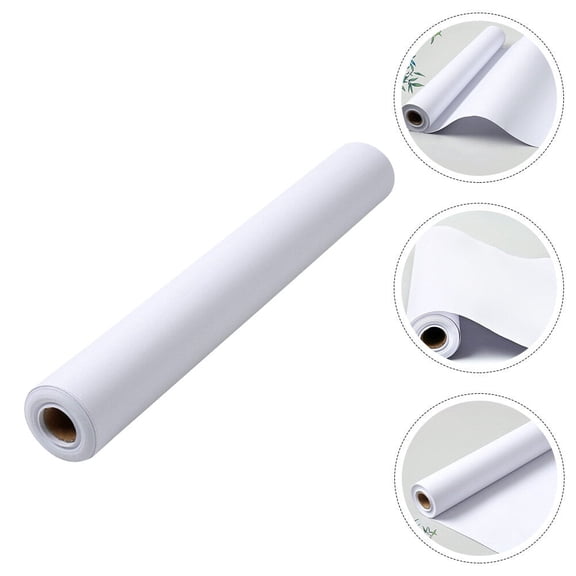CCOCC White Drawing Paper Roll for Kids Art Projects and Painting Use,Sturdy Paper Pulp,12 100