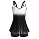 thumbnail image 5 of TaTaai Women's Modern Graphic Bikini Set, Gradient Print Push Up Swimsuit with Sheer Mesh Cover, Tech Inspired Racerback Two Piece Gift, 5 of 7