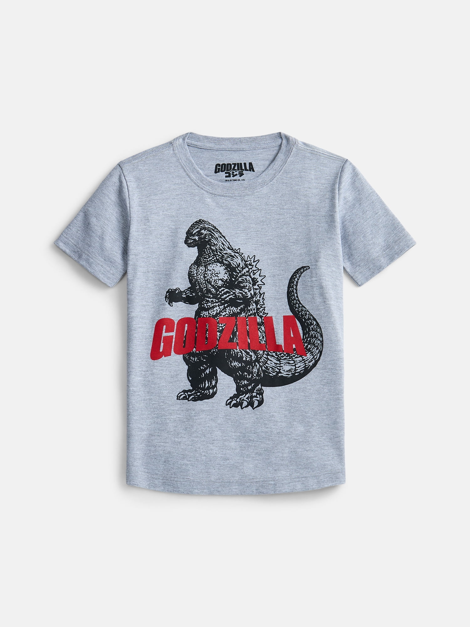 Godzilla Boys Crewneck Graphic Tee with Short Sleeves, 3-Pack, Sizes XS-2XL