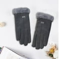 thumbnail image 2 of TRUBKH Thermal Gloves for Women Warming Gloves Thermal Gloves Women Gloves for Men Fingerless Gloves Warm Gloves for Women Warm Winter Gloves for Men Gray One Size, 2 of 6