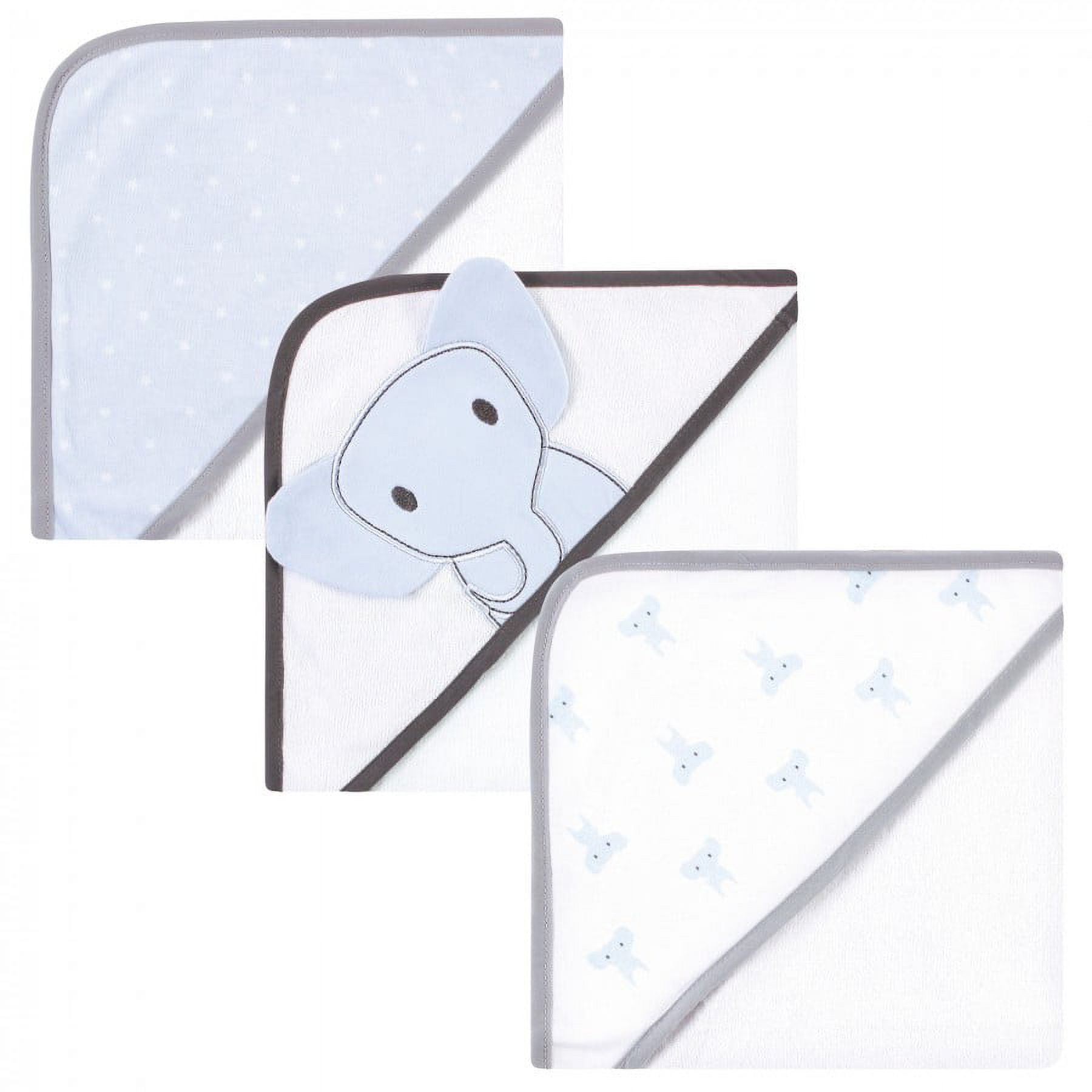 Hudson Baby Infant Unisex Cotton Animal Face Hooded Towel