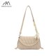 thumbnail image 2 of Diseño coreano de un pequeño bolso de mano con perlas para mujer con una textura de estilo extranjero, todo drapeado, cadena, bolso bandolera de un solo hombro, 2 of 5