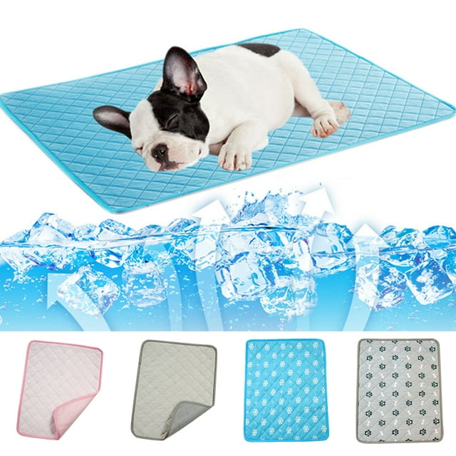 Neinkie Summer Cooling Mat & Sleeping Pad- Water Absorption Top, Waterproof Bottom, Materials Safe, Easy Carry, EZ Clean. Keep Cooling for Pets, Kids and Adults