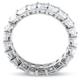 thumbnail image 4 of Pompeii 5Ct Radiant Cut Diamond 14k White Gold Eternity Wedding Ring Lab Grown, 4 of 5