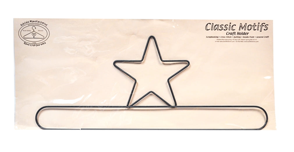 Classic Motifs Star 20 Inch Split Bottom Craft Holder Walmart